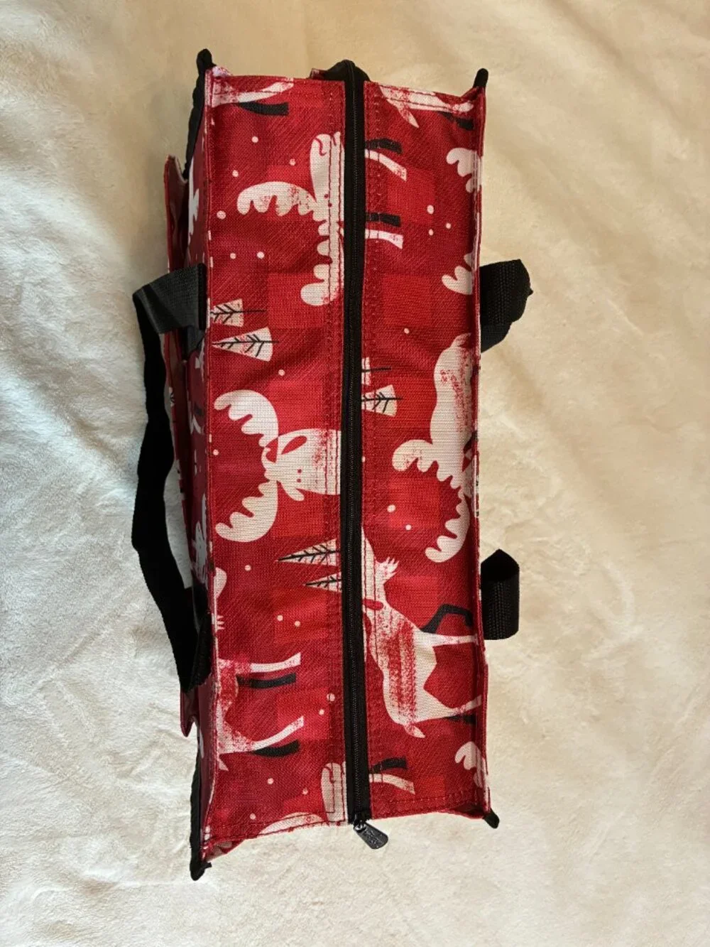 Thirty-One Zip-Top Organizing Utility Tote | Moosin Around Moose Print | NWT